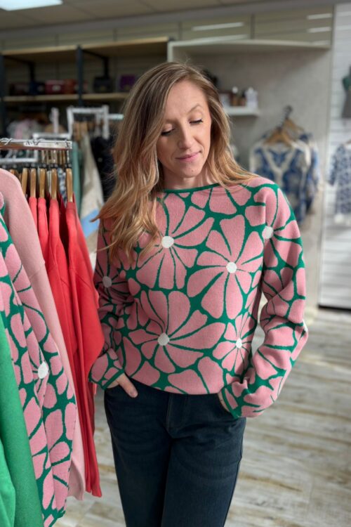 Alice Collins Daisy Patterned Jumper