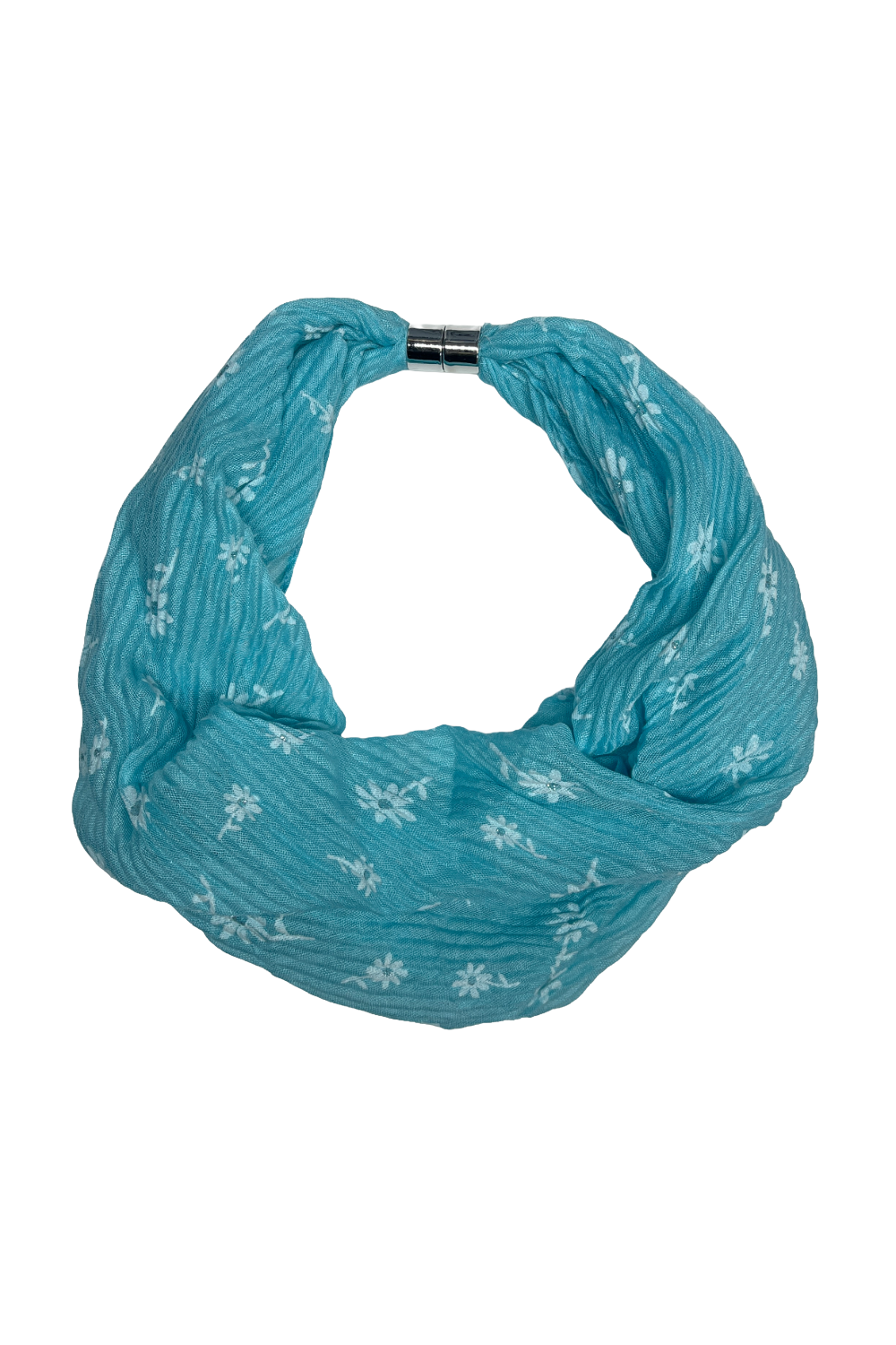 Daisy Print Magnetic Scarf