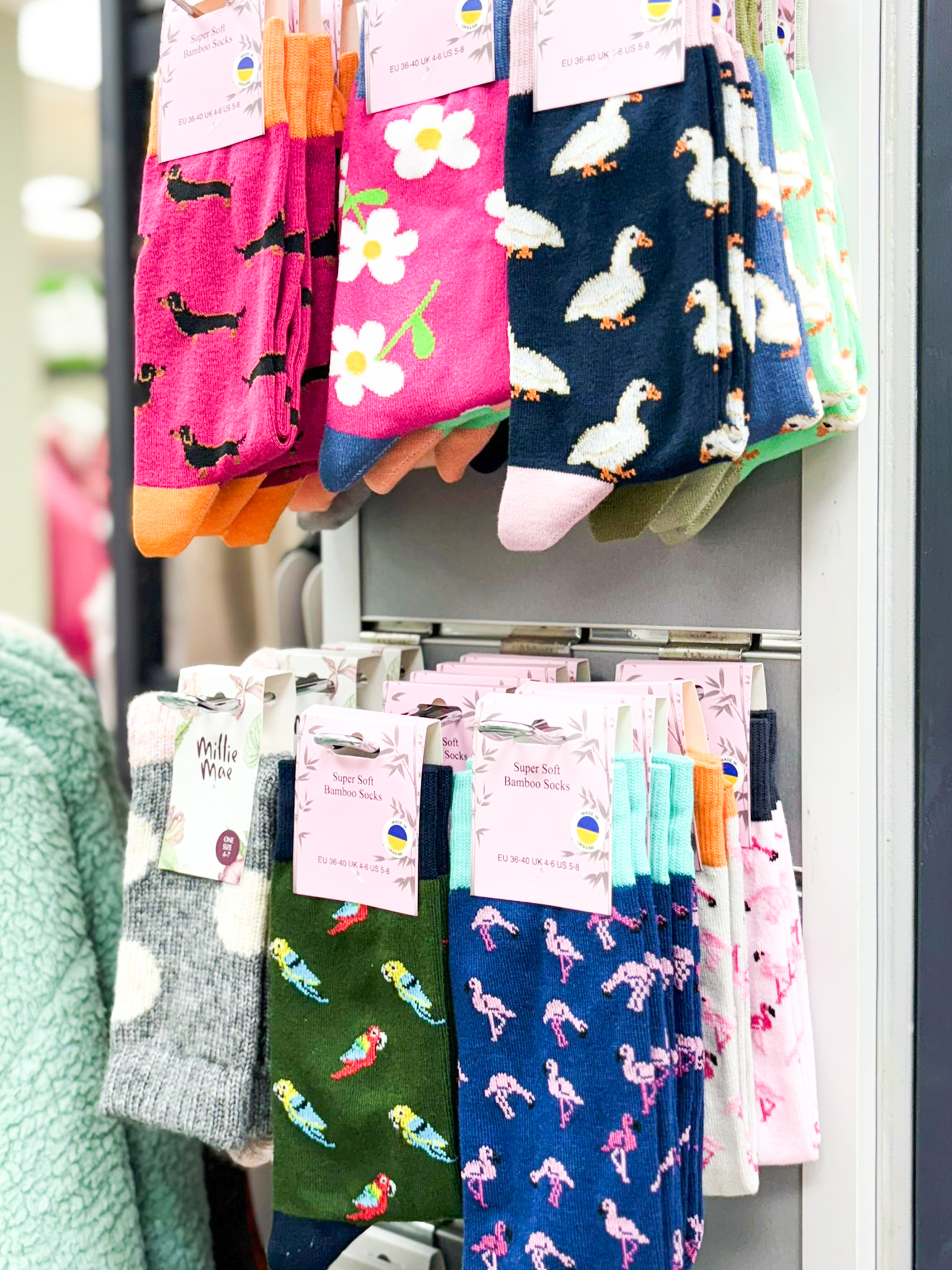 Women's Patterned Socks at Clathers