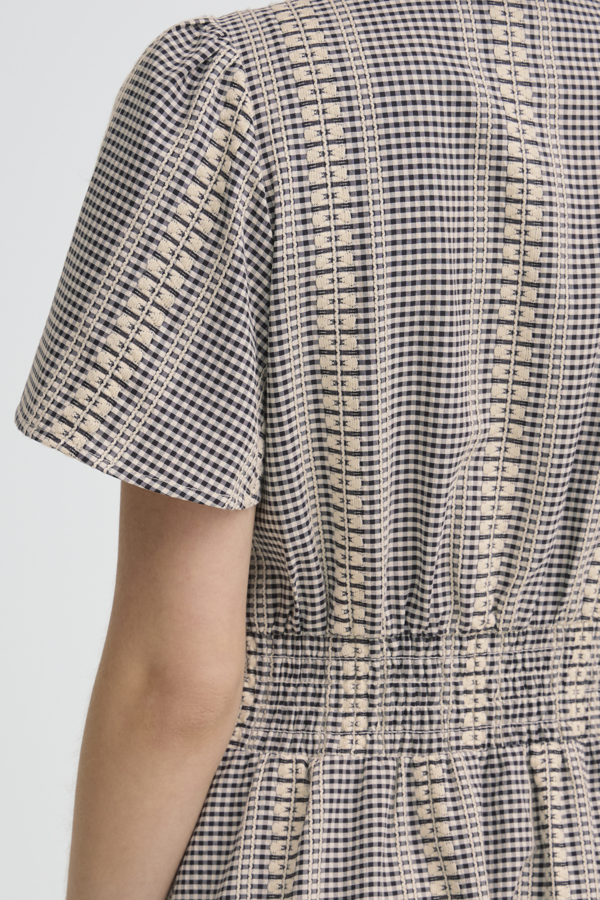 WOCLDR01284 Fransa Bronwen Patterned Sun Dress