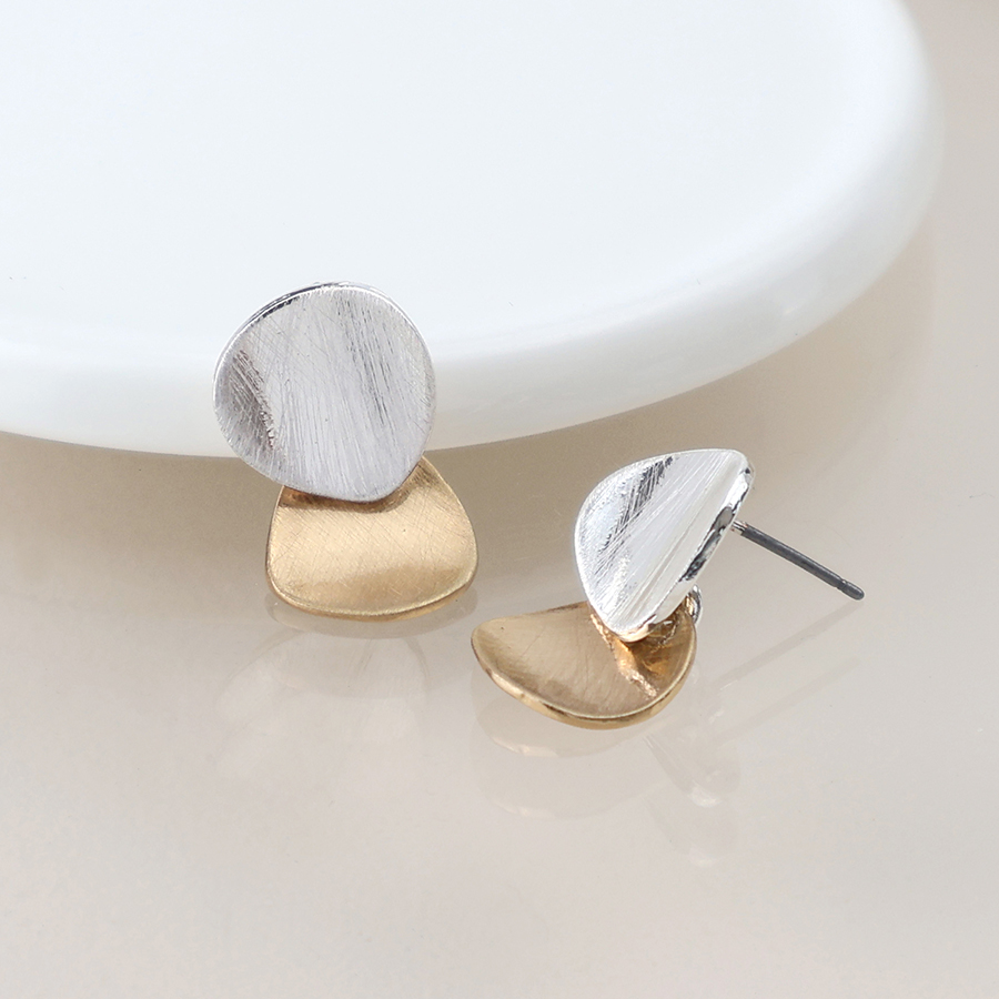 Abstract Shape Stud Earrings