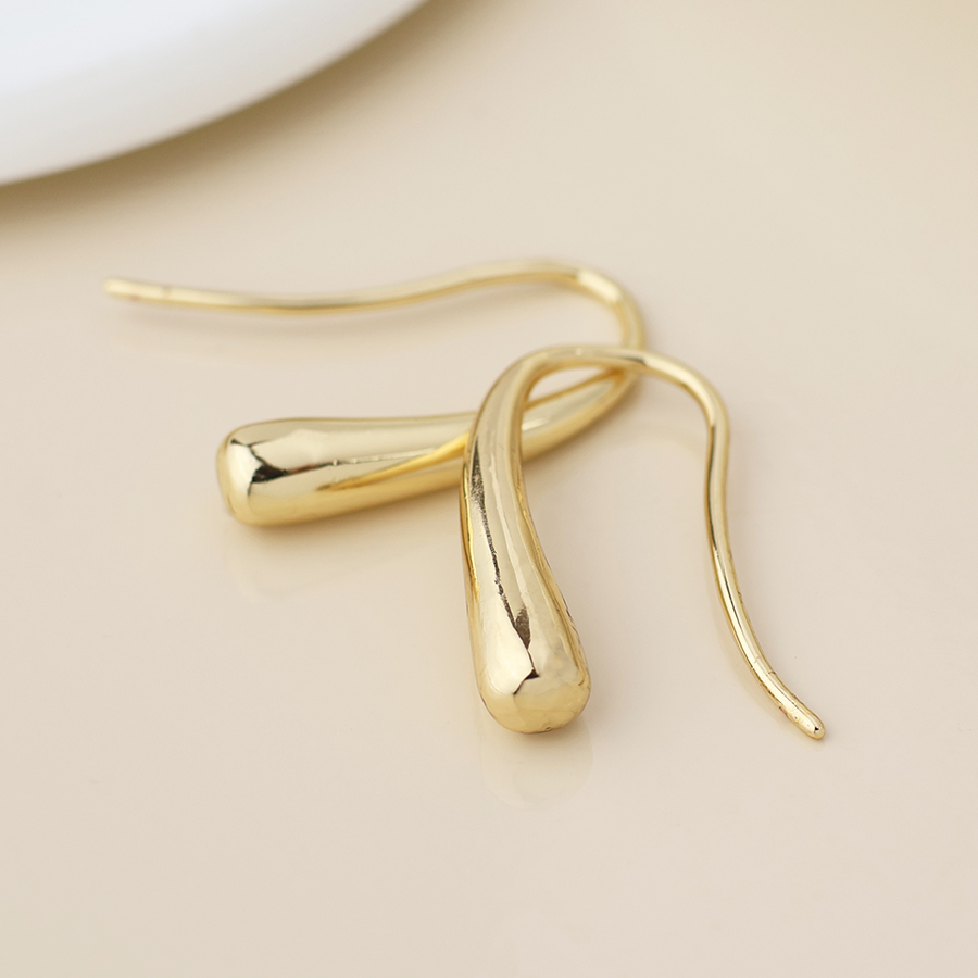 Simple Curve Drop Earring