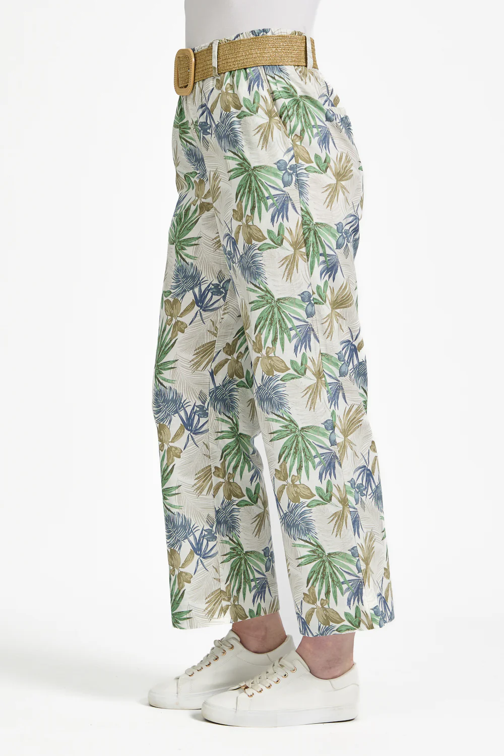 Palm Print Trousers