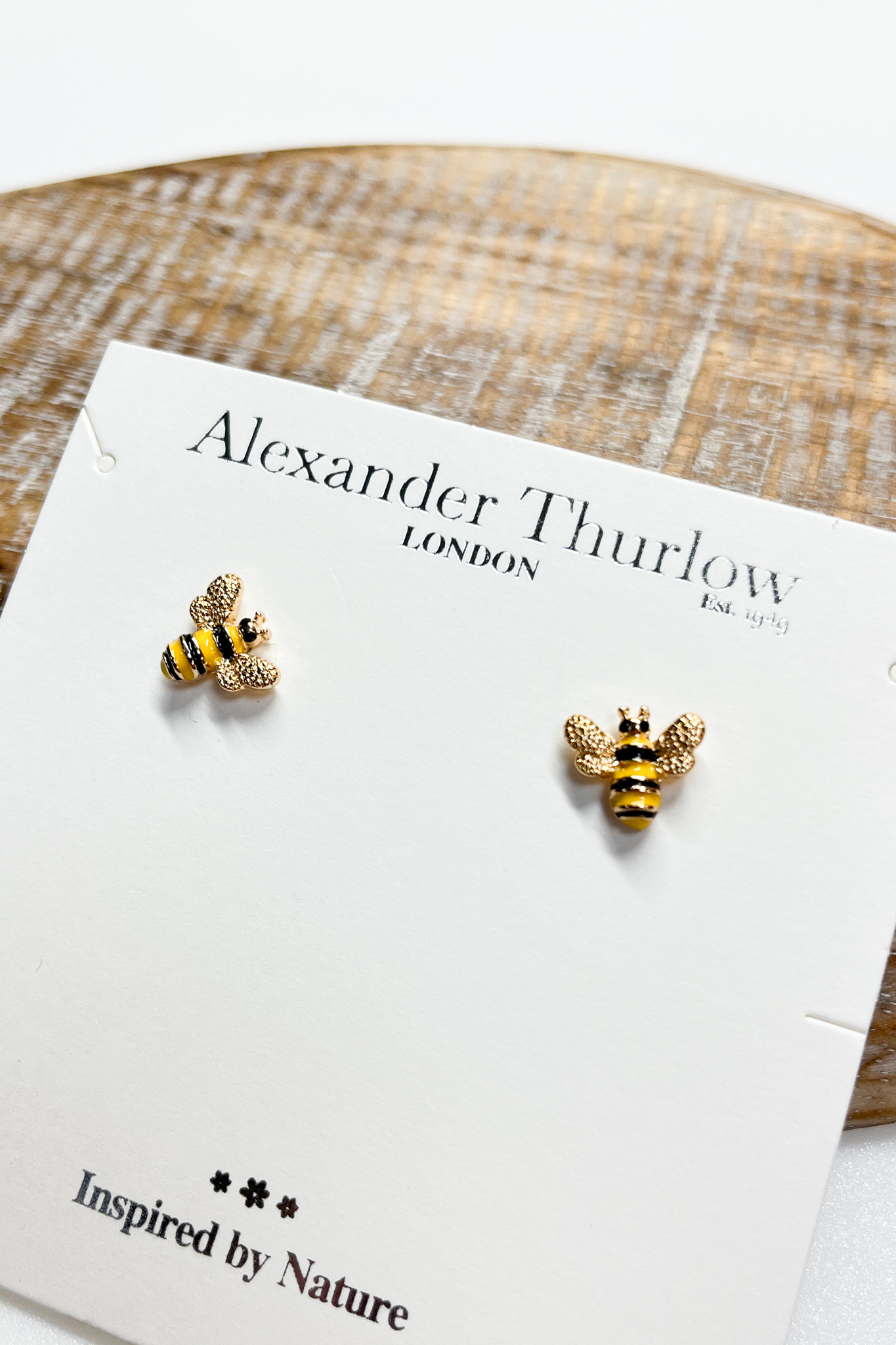 Bumble Bee Stud Earrings